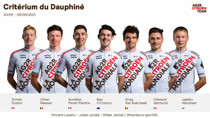 Critérium du Dauphiné 2021 : AG2R Citroen mise sur le général et les étapes