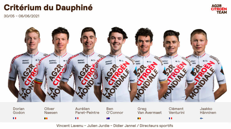 AG2R Citroën joue sur plusieurs tableaux sur le Critérium du Dauphiné 2021