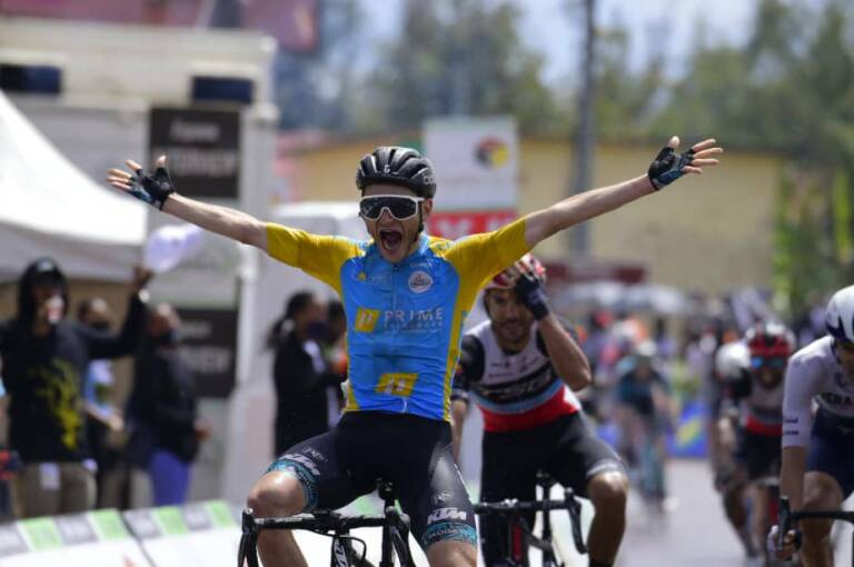 Alan Boileau double la mise sur la 3e étape du Tour du Rwanda 2021