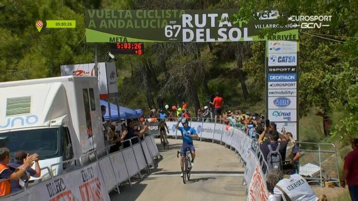 Miguel Angel Lopez remporte la 3e étape du Tour d'Andalousie 2021