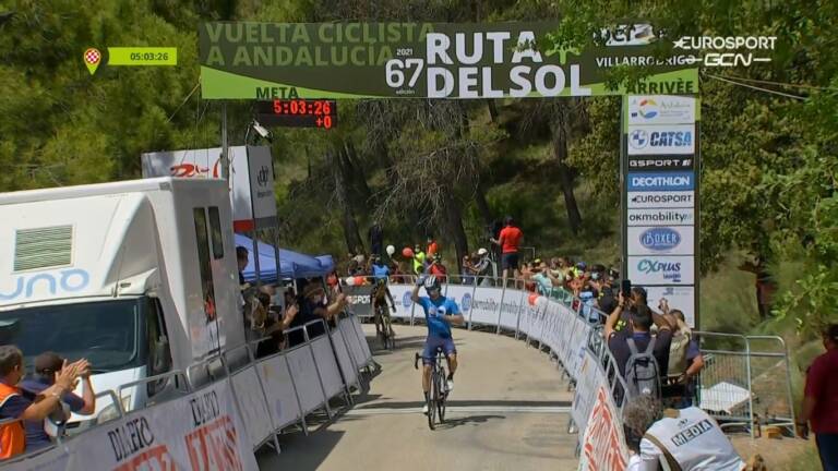 Miguel Angel Lopez fait coup double sur la 3e étape du Tour d’Andalousie 2021