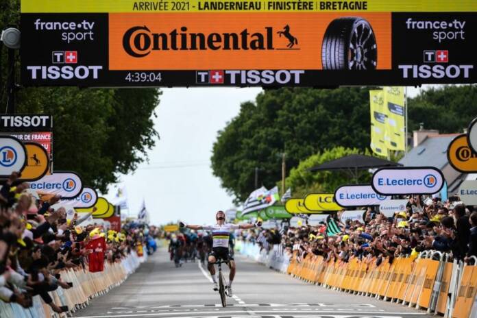 Julian Alaphilippe vainqueur dès la 1re étape du Tour de France 2021