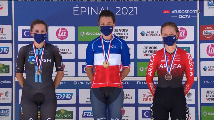 Audrey Cordon-Ragot championne de France du contre-la-montre 2021