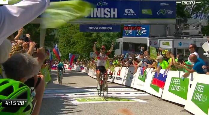Diego Ulissi remporte l'étape reine du Tour de Slovénie 2021 devant Pogacar