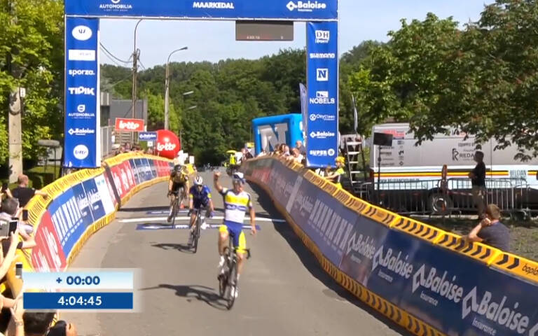 Robbe Ghys gagne la 1e étape, Remco Evenepoel fait le show sur le Tour de Belgique 2021