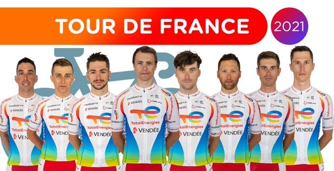 Le Team Total Energies vise la victoire d'étape pour le Tour de France 2021