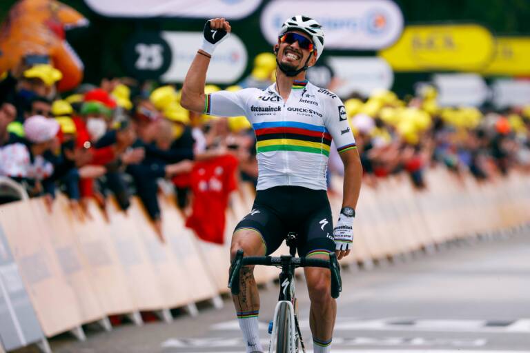 Julian Alaphilippe: « On ne peut qu’être fier » après la première partie du Tour de France 2021