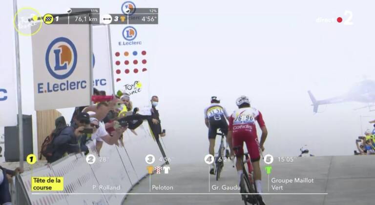 DIRECT-LIVE : Julian Alaphilippe passe en tête la 1re ascension du Mont Ventoux au Tour de France 2021