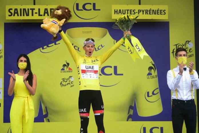 Tour de France 2021 : Tadej Pogacar s'impose pour la 1e fois avec le maillot jaune : 