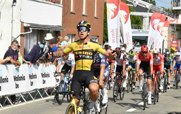 Dylan Groenewegen : « C’est un grand soulagement » de remporter la 1re étape du Tour de Wallonie 2021