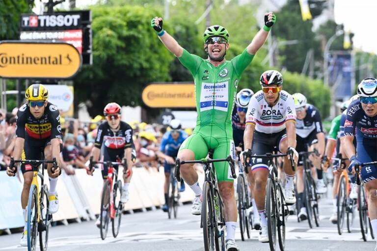 Nouvelle victoire de Mark Cavendish sur la 6e étape du Tour de France 2021