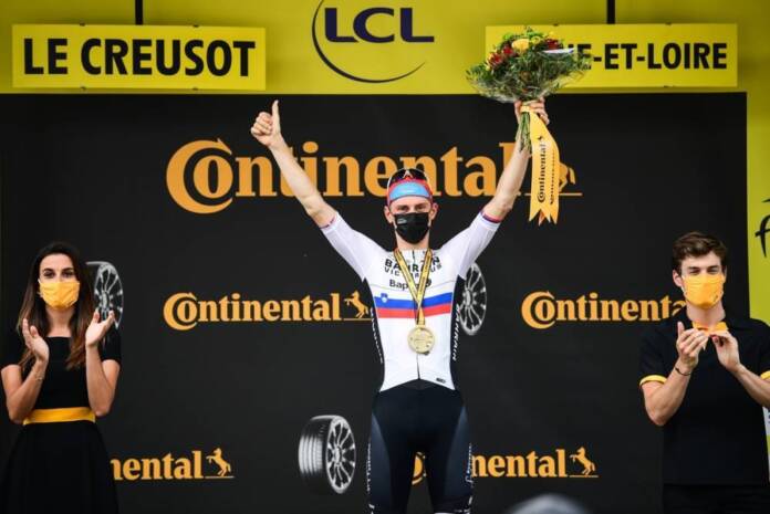 Matej Mohoric vainqueur en solo de la 7e étape du Tour de France 2021