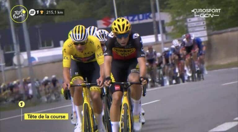 DIRECT-LIVE : van der Poel, Van Aert dans l’échappée de la 7e étape du Tour de France 2021