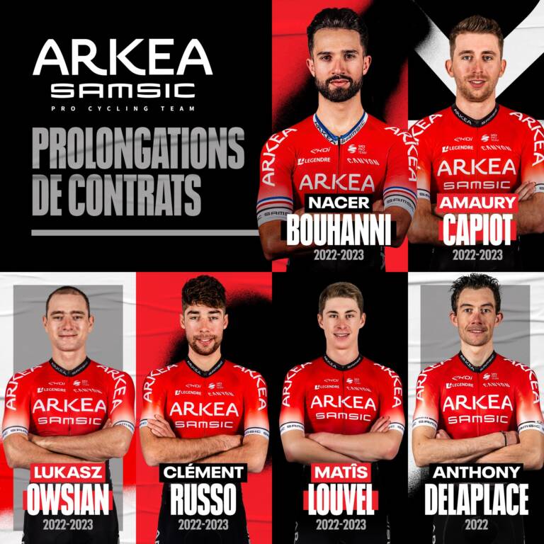 Six coureurs du Team Arkea Samsic prolongés dont Nacer Bouhanni