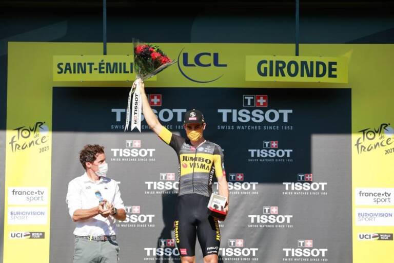 Wout Van Aert : « C’était un des objectifs de ma carrière » après sa victoire à un chrono du Tour de France 2021