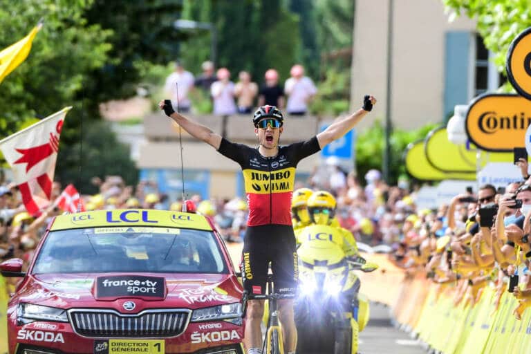 Wout van Aert remporte la 11e étape du Tour de France 2021
