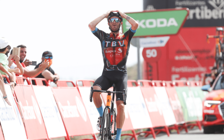 Damiano Caruso raconte son raid en solitaire sur la 9e étape de la Vuelta 2021