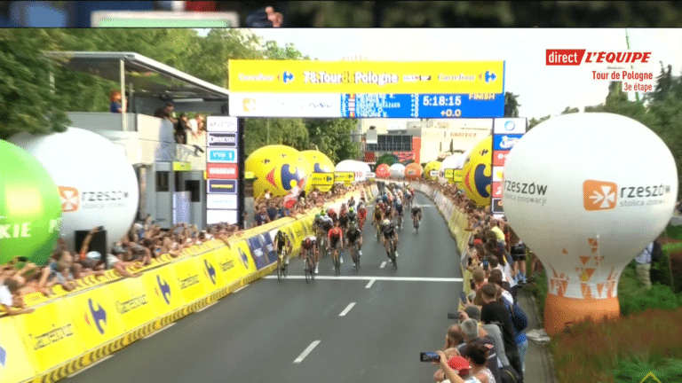 Fernando Gaviria débloque son compteur sur la 3e étape du Tour de Pologne 2021