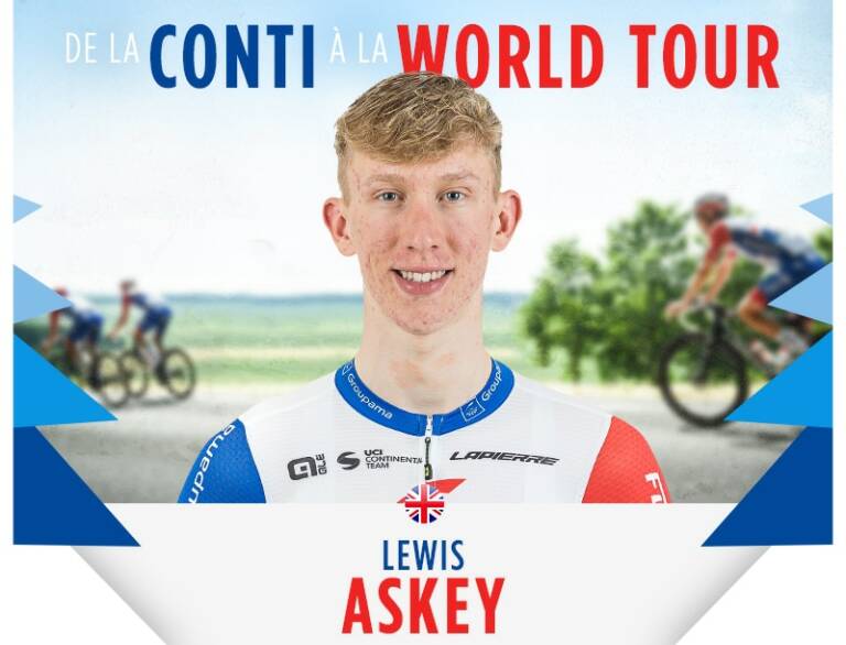 Lewis Askey rejoint la Groupama-FDJ en 2022