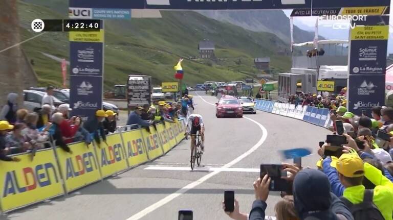 Carlos Rodriguez auteur d’un numéro sur la 9e étape du Tour de l’Avenir 2021, Tobias Halland Johannessen vainqueur final
