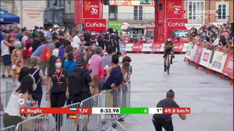 Primoz Roglic s’impose d’entrée sur la 1e étape de la Vuelta 2021