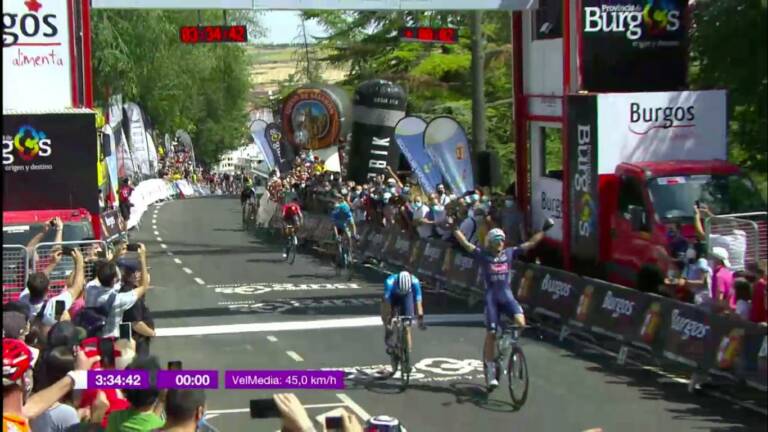 Edward Planckaert gagne la 1e étape du Tour de Burgos 2021, Romain Bardet à l’attaque