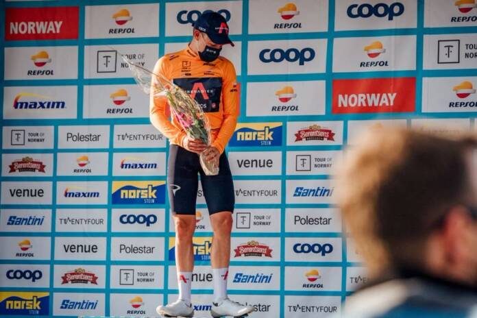 Ethan Hayter a été en tête du Tour de Norvège 2021 dès la fin de la 1re étape