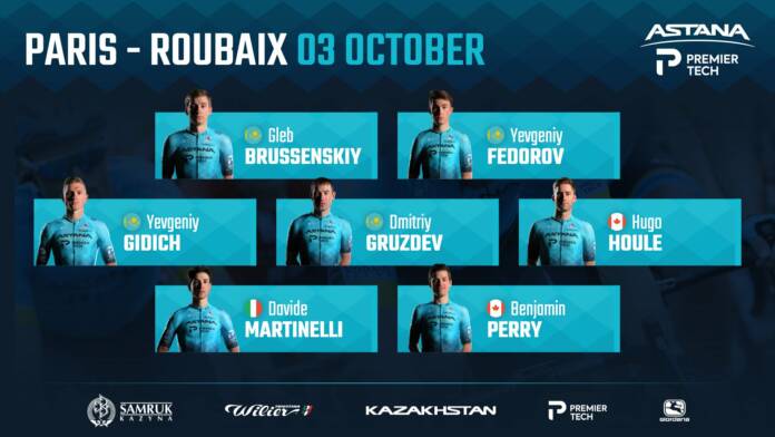 Paris-Roubaix 2021 : La composition Astana-Premier Tech