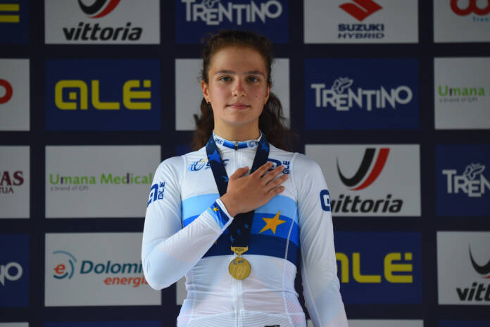 Championnats d'Europe 2021 : Alena Ivanchenko sacrée championne de chrono chez les juniors
