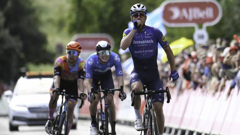Echappé, Yves Lampaert s’impose sur la 7e étape du Tour de Grande-Bretagne 2021