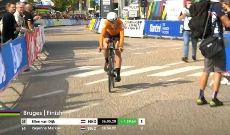 Ellen van Dijk sacrée sur le contre-la-montre des Championnats du Monde 2021