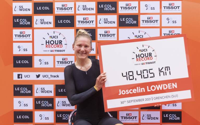 Joscelin Lowden établit un nouveau record de l’heure chez les femmes