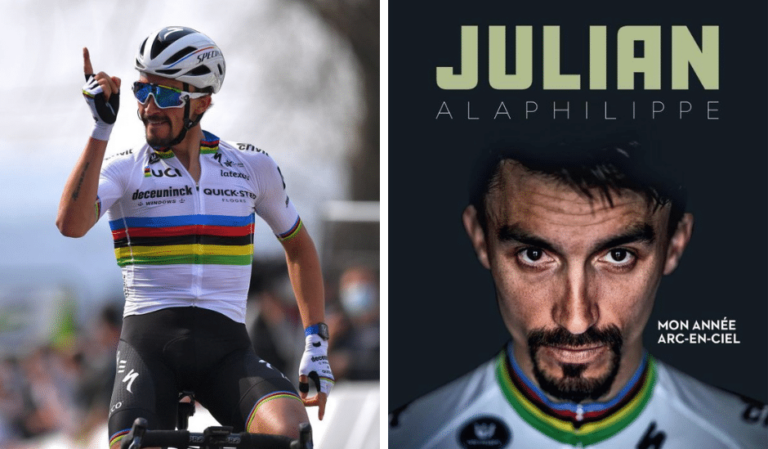 Julian Alaphilippe présente son livre : « Je ne l’avais même pas imaginé »