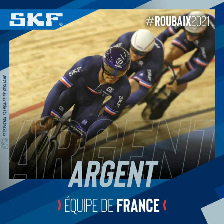 La France décroche l’argent en vitesse par équipe aux Mondiaux sur piste