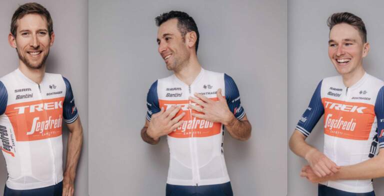 Trek-Segafredo avec Vincenzo Nibali sur le Tour de Lombardie 2021