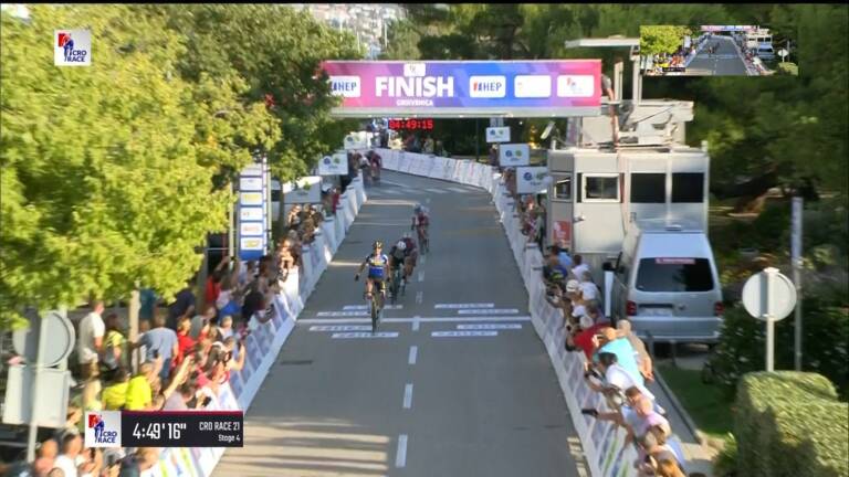 Olav Kooij évite les chutes et remporte la 4e étape du Tour de Croatie 2021