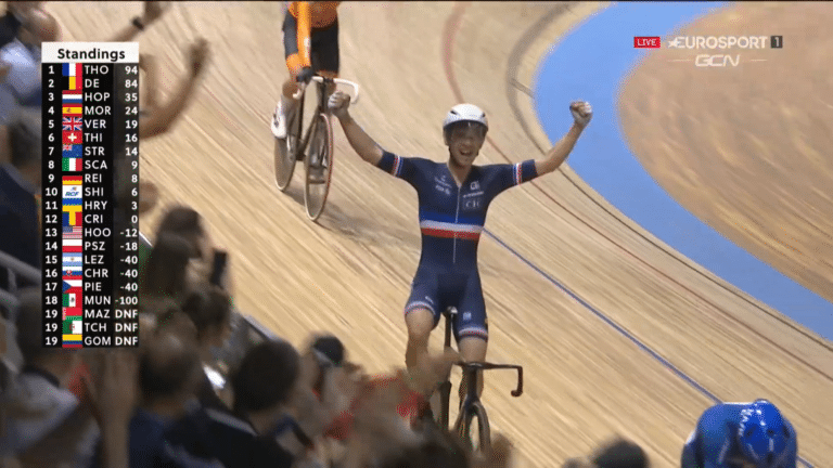 Benjamin Thomas champion du monde sur piste de la course aux points