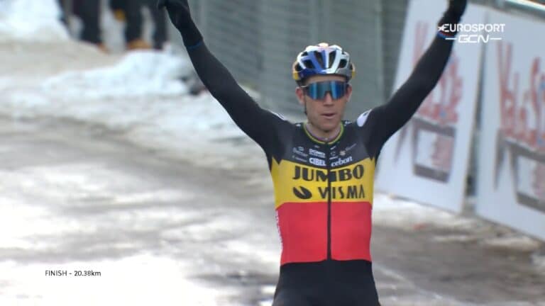 Wout Van Aert survole l’épreuve de Val di Sole