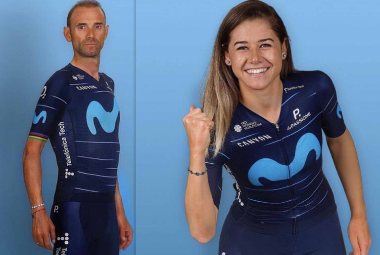 Le nouveau maillot Movistar 2022 avec LaPassione