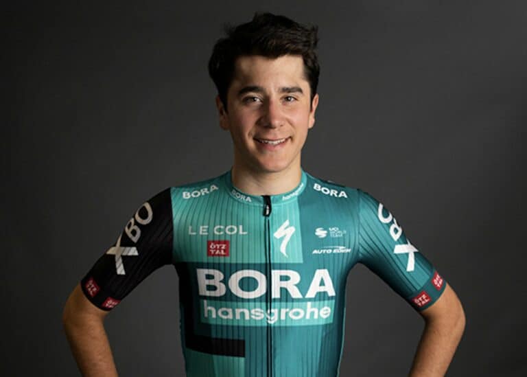 Cian Uijtdebroeks au départ du Trofeo Calvia 2022