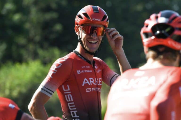 Maxime Bouet capitaine de route des Arkea Samsic sur le GP La Marseillaise 2022