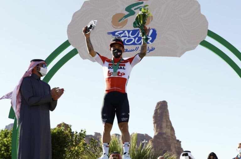 Caleb Ewan remporte au sprint la première étape du Saudi Tour