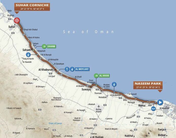 Présentation étape 2 du Tour d'Oman 2022