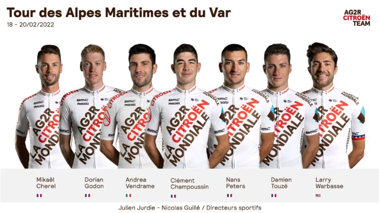 Clément Champoussin pour mener AG2R Citroën Team au Tour des Alpes Maritimes et du Var 2022