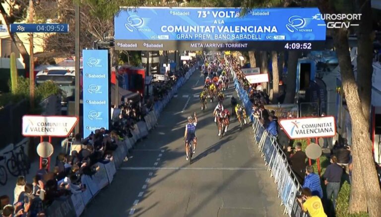 Classement complet de la 2e étape du Tour de Valence 2022