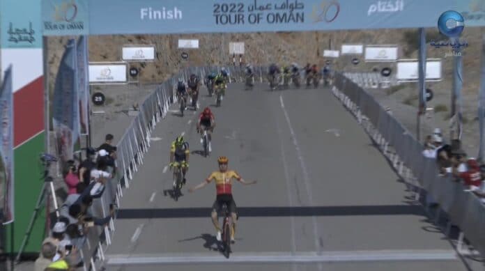 Classement complet de la 3e étape du Tour d'Oman 2022