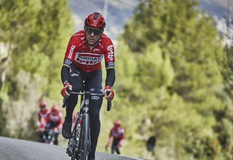 Philippe Gilbert au départ du Tour de la Provence 2022