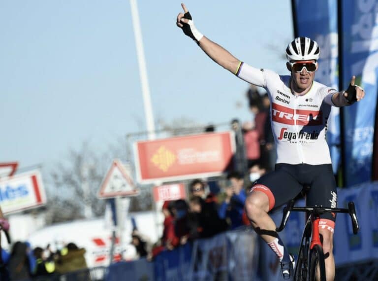 Etape et maillot pour Mads Pedersen sur la 1ère étape de l’ Etoile de Bessèges