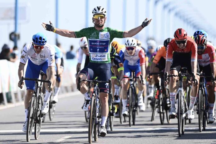 Victoire de Mark Cavendish sur la 2e étape du Tour d'Oman 2022