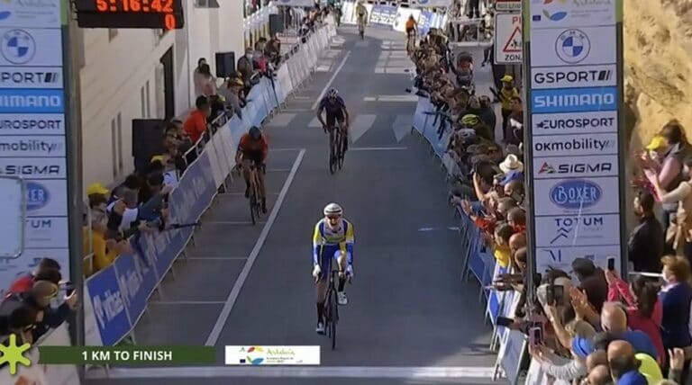 Le Belge Rune Herregodts remporte la 1ère étape du Tour d’Andalousie 2022